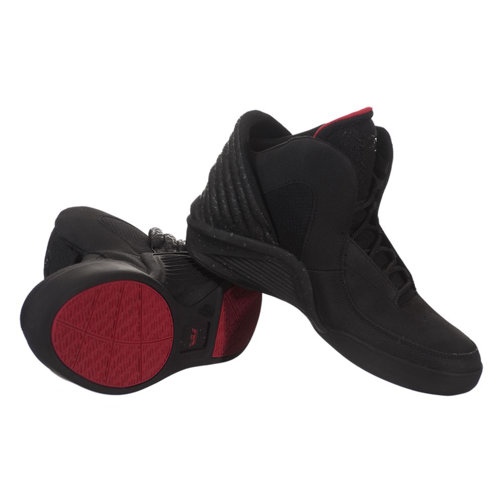 Baskets Supra Chimera x Lil Wayne Noir Black/Black-Red Homme | BUM-17209911